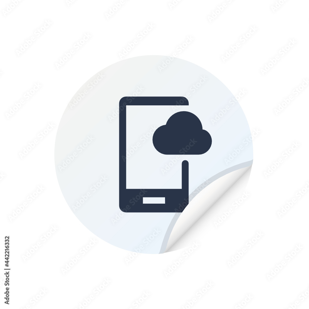 Mobile Cloud - Sticker Mobile Cloud - Sticker