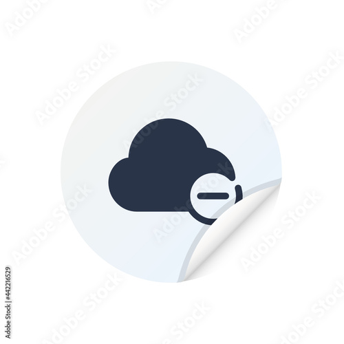 Remove Cloud - Sticker