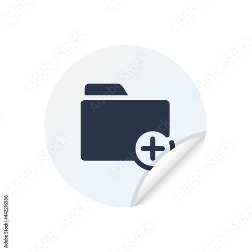 Add Folder - Sticker
