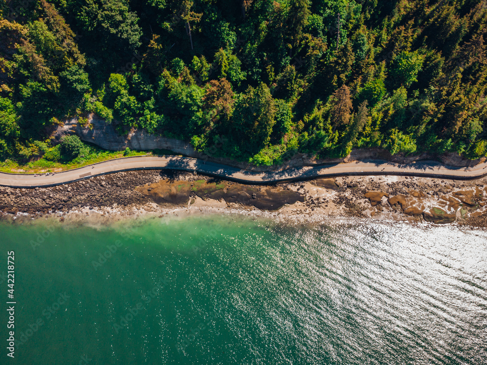 Fototapeta premium pacific ocean stanley park vancouver