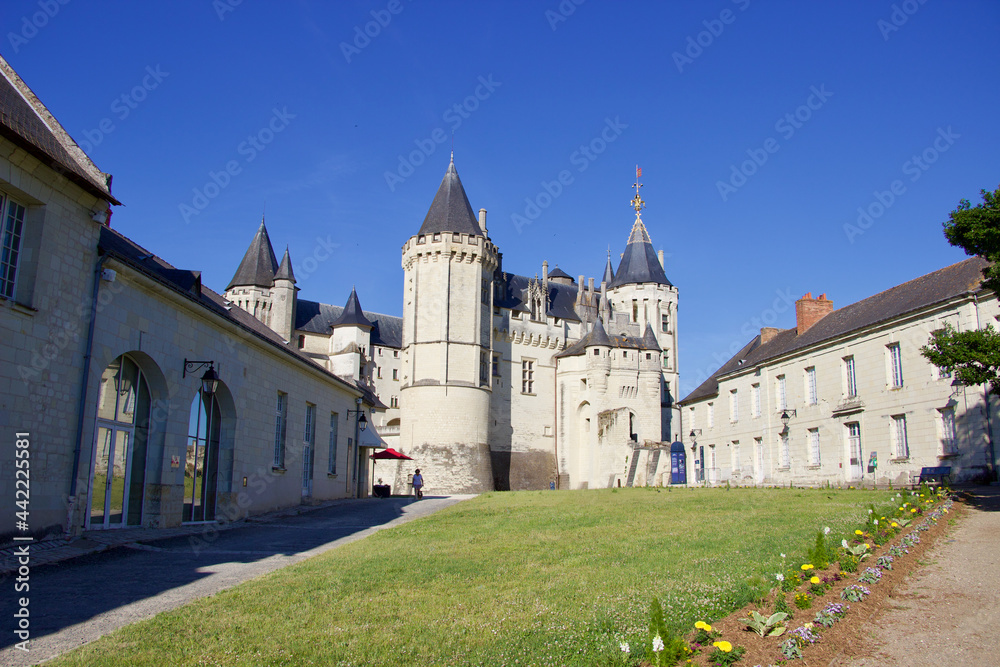 Fototapeta premium Chateau of Saumur from castle gates