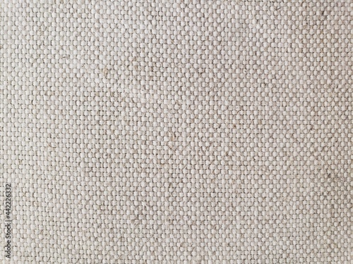Basket weave upholstery fabric texture in beige