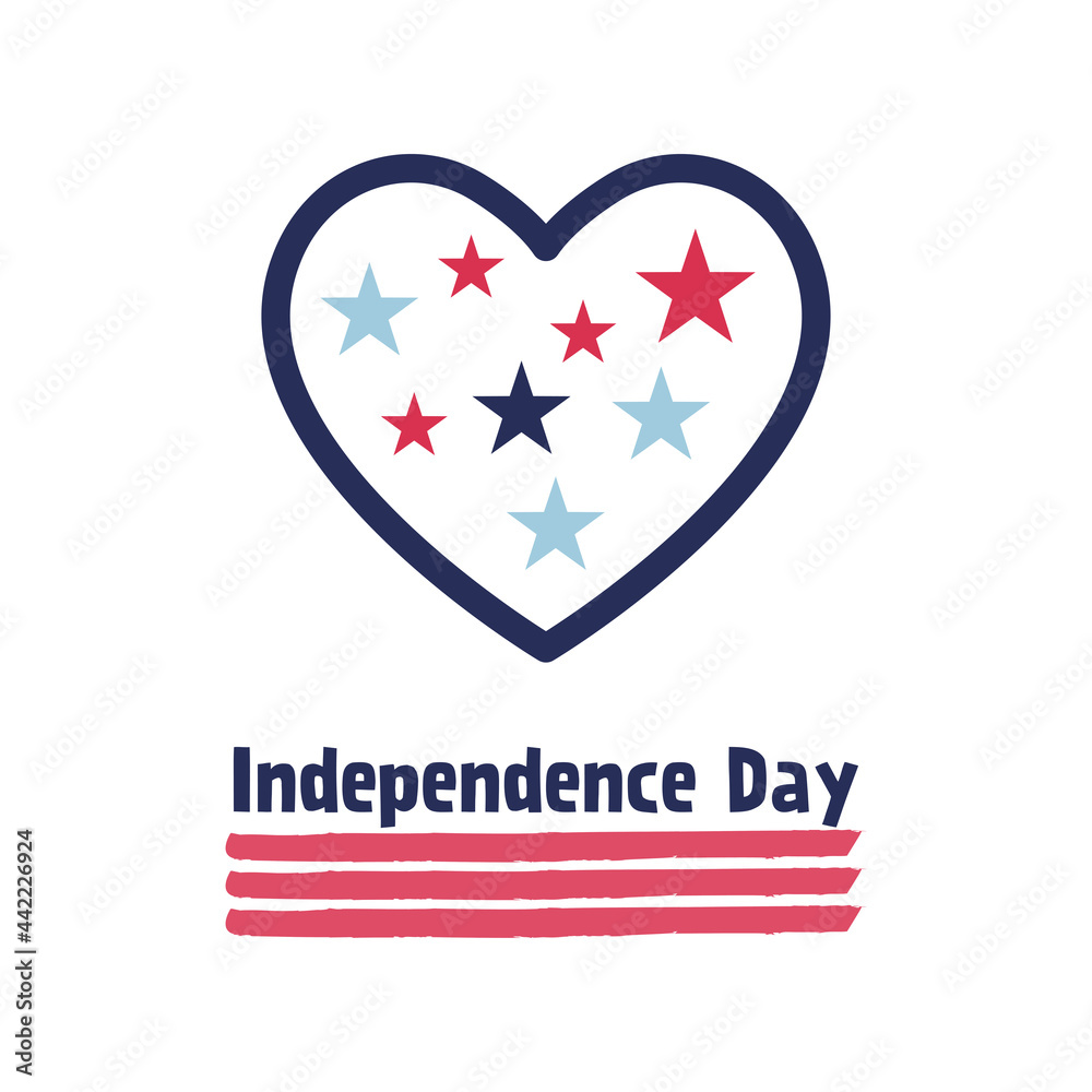 4th of July Hearts 4th of July Hearts