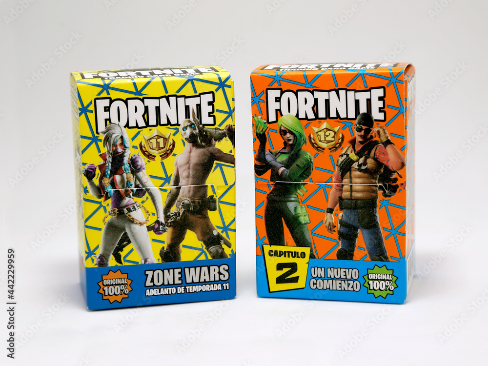 Fortnite trading cards. Card Decks Series 11 and 12. Cards from the