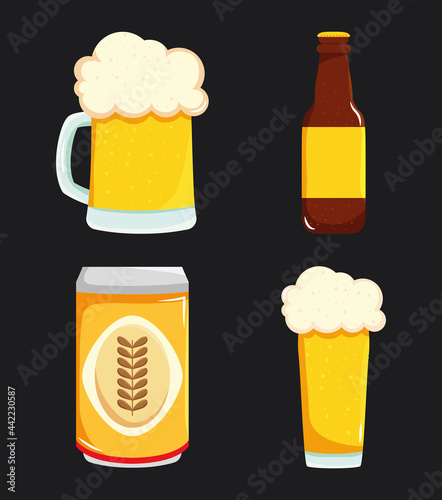 beer products set
