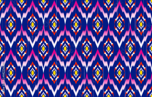 geometric ethnic seamless pattern traditional design for background carpet wallpaper clothing wrap batik fabric