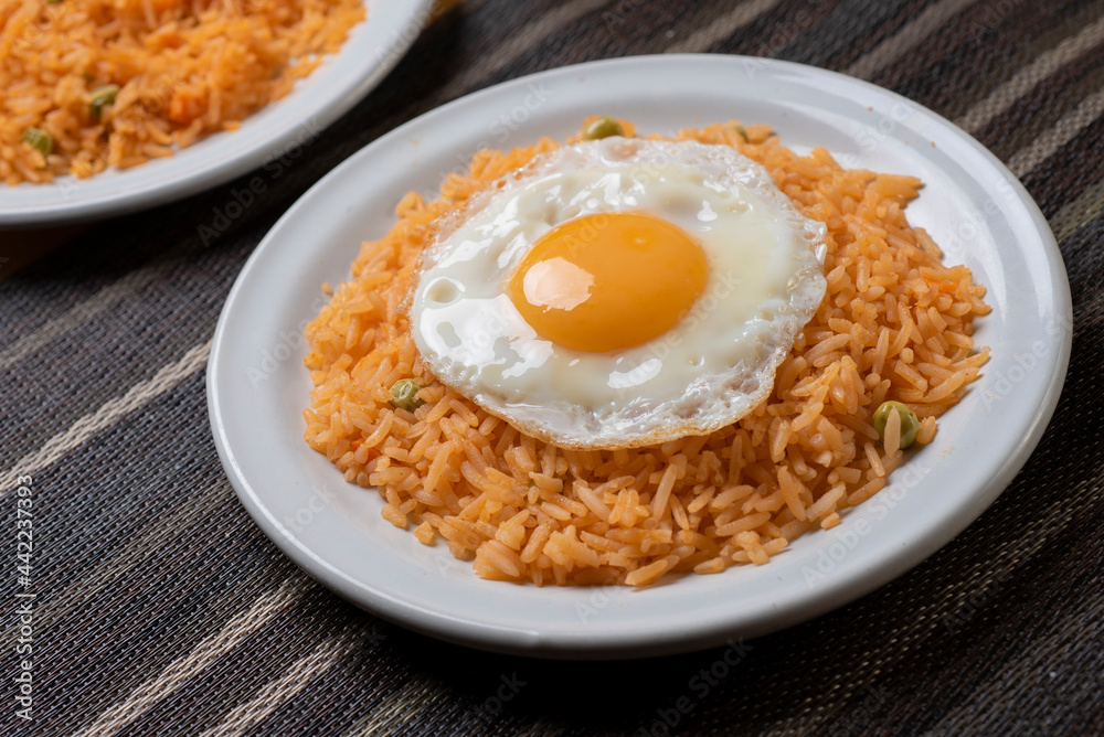 huevo con arroz huevo con arroz