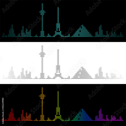 Photography Sound Graph Style Las Vegas Skyline