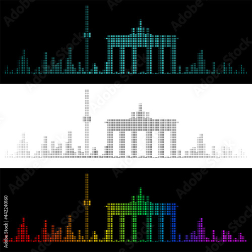 Sound Graph Style Berlin Skyline
