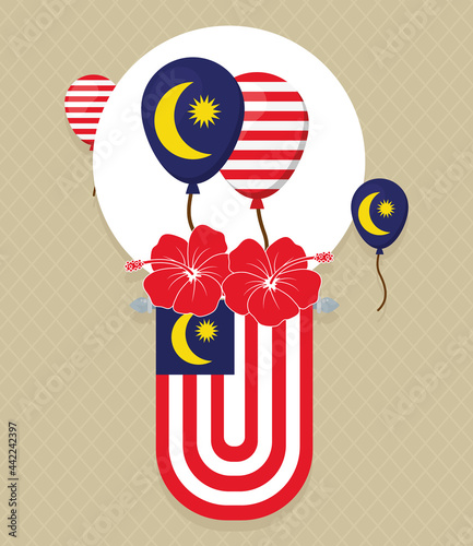 Malaysia flag illustration