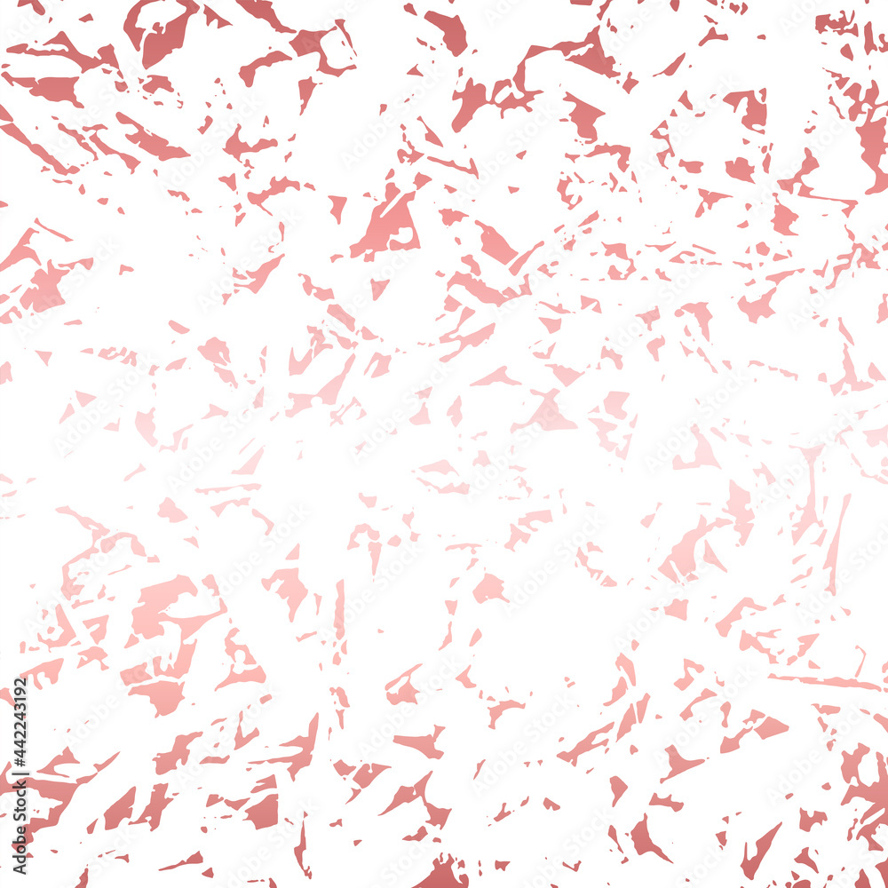 Abstract rose gold seamless pattern Vector illustration Shiny metallic two-tone texture Pink glowing splashes on white backdrop Abstract rose gold seamless pattern Vector illustration Shiny metallic two-tone texture Pink glowing splashes on white backdrop