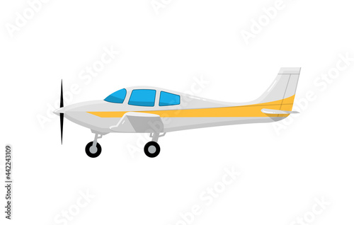 Slika na platnu Old airplane propeller icon