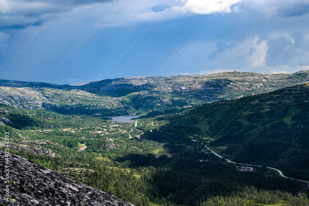 Naklejka premium Knabekniben // Knaben Via Ferrata // Knaben, Kvinesdal
