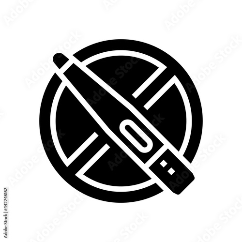 infertility problem glyph icon vector. infertility problem sign. isolated contour symbol black illustration