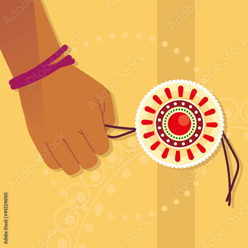 hand holding bracelet