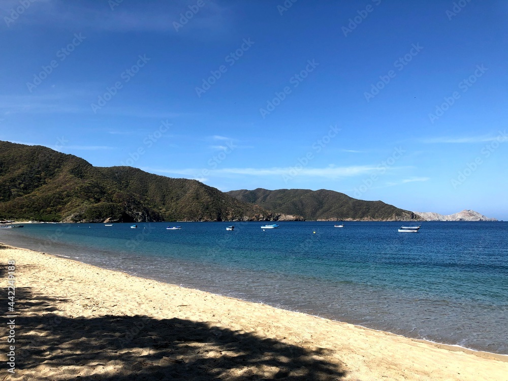 Playa Bahía Concha, Parque Tayrona. Santa Marta, Magdalena Playa Bahía Concha, Parque Tayrona. Santa Marta, Magdalena