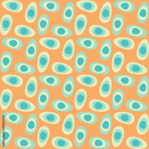 Spotted abstract seamless pattern - decorative accent for any surfaces.