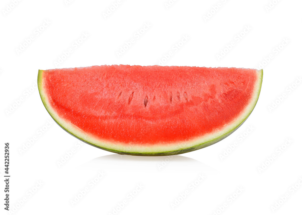 Sliced of watermelon isolated on white background. Sliced of watermelon isolated on white background.