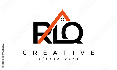 initial RLQ letters real estate construction logo vector	 photo