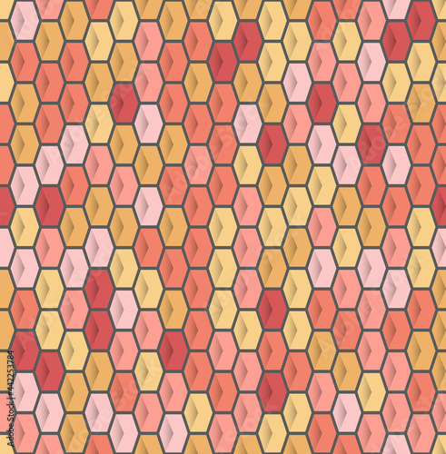 Abstract Seamless Colorful Scales Pattern Background  Colorful Stone