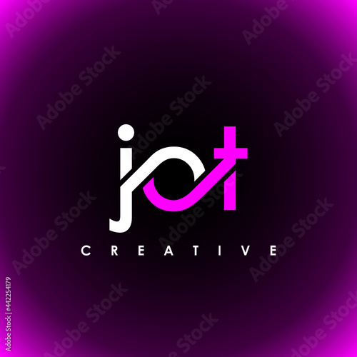 JOT Letter Initial Logo Design Template Vector Illustration