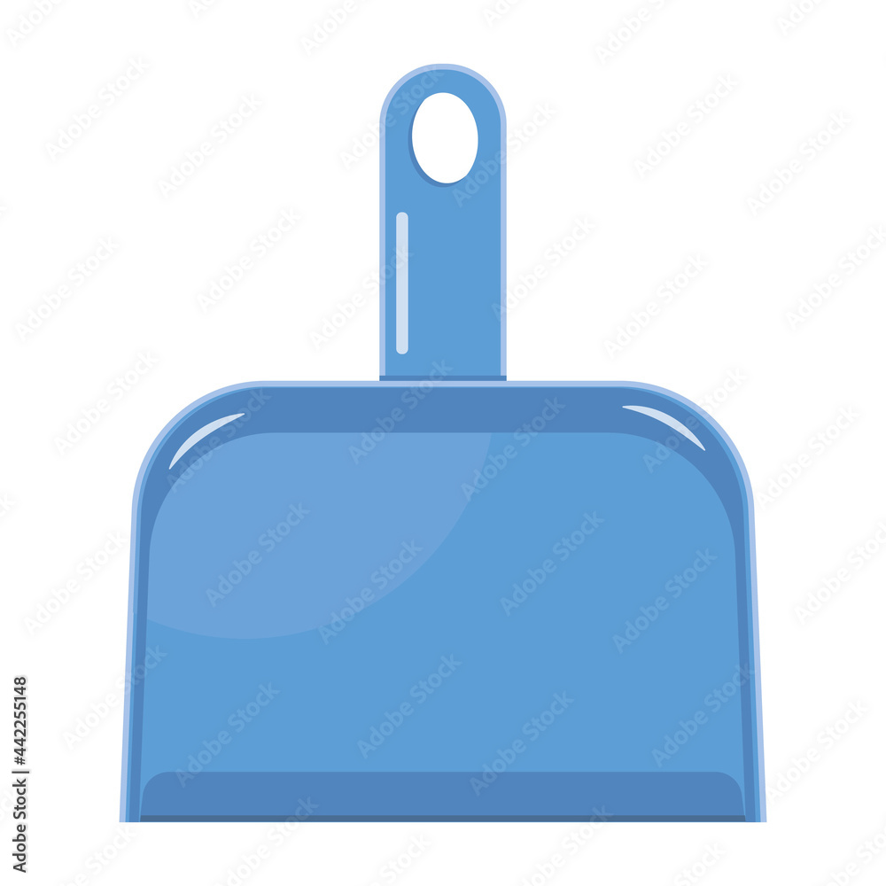 Dustpan for garbage collection and cleaning of premises, color isolated vector illustration Dustpan for garbage collection and cleaning of premises, color isolated vector illustration