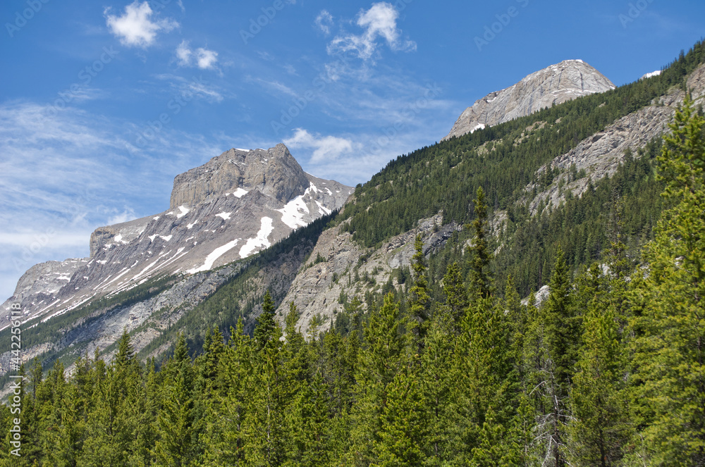 Mountain Scenery within Northern Banff