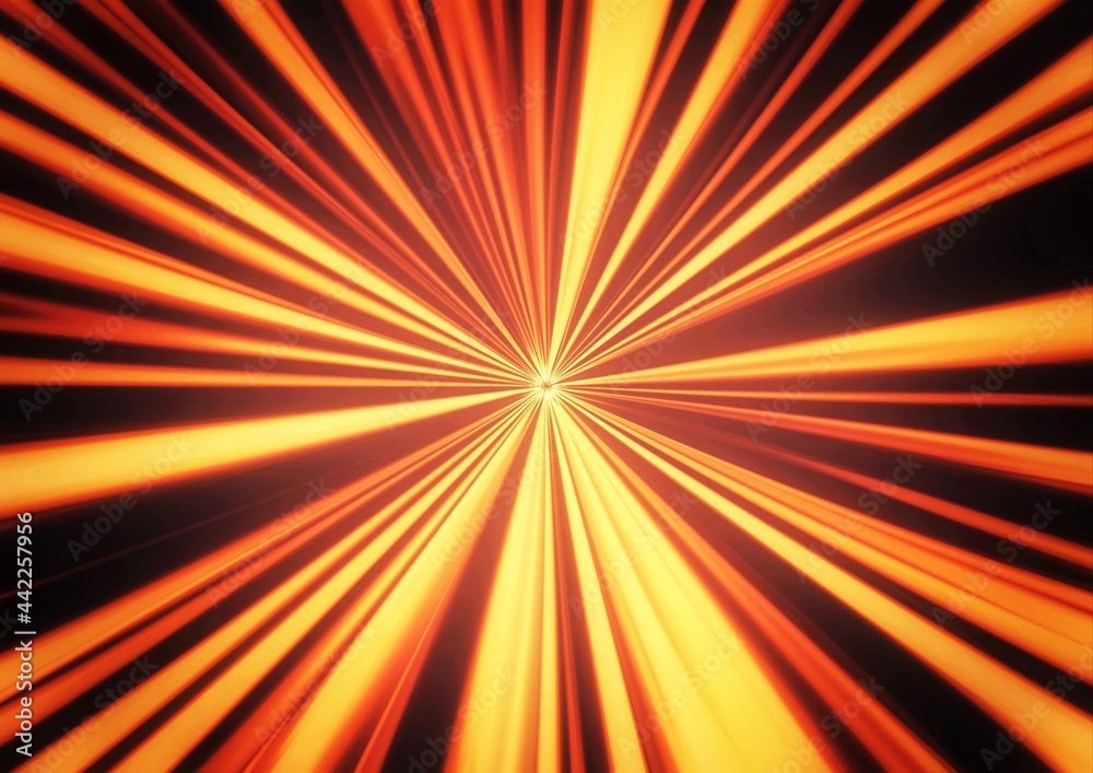 Obraz premium 抽象的な炎のイラスト