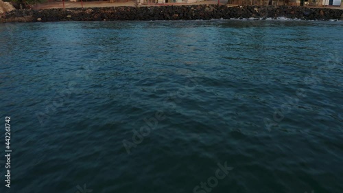Wallpaper Mural Flying past ancient hindu temple on shore of Sri Lanka, Salli Muthumariamman Torontodigital.ca