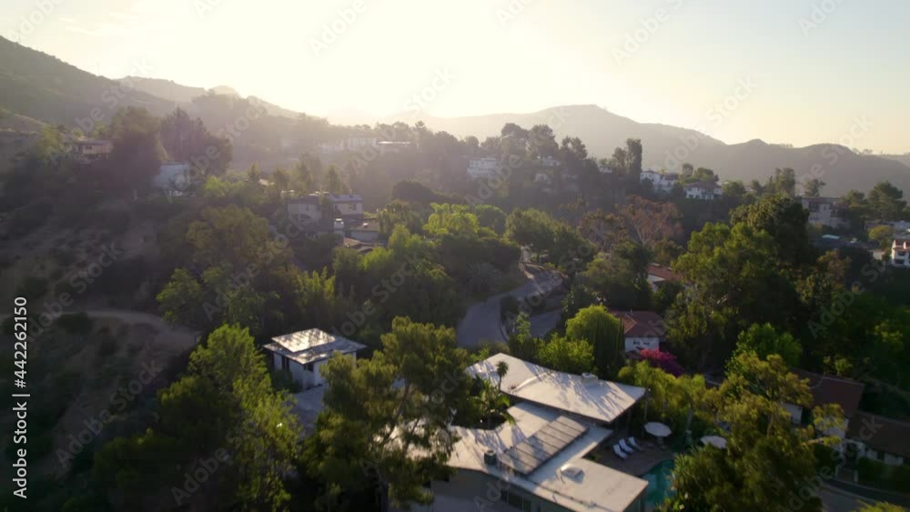 Hollywood Sign Hollywood, Los Angeles, California 4K Aerial Drone Footage