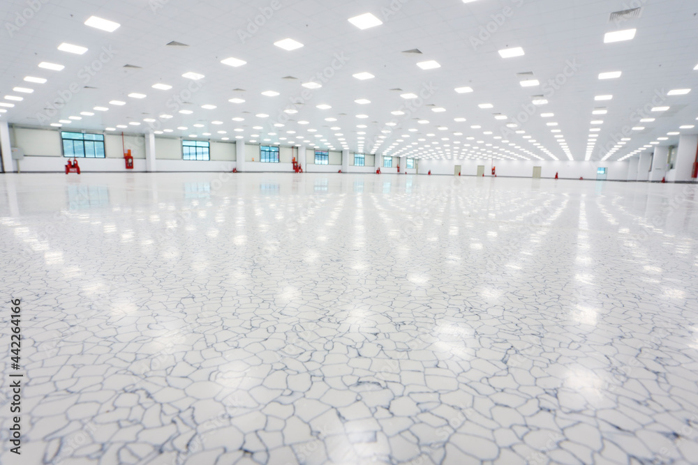 Fototapeta premium Epoxy flooring, construction