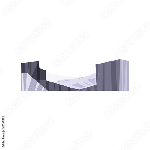 precipice rocks icon