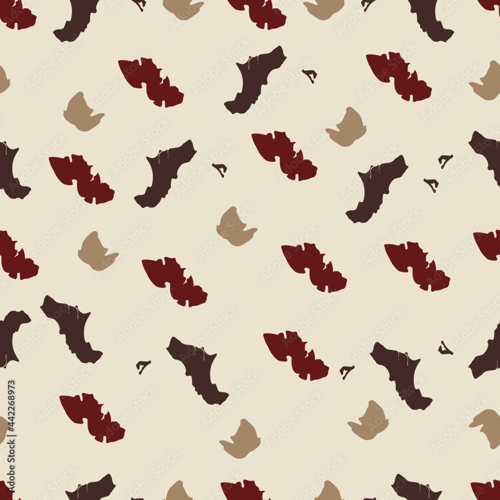 Obraz premium Seamless Colorful Design Patterns Solid Color Abstract Background Shapes Vector