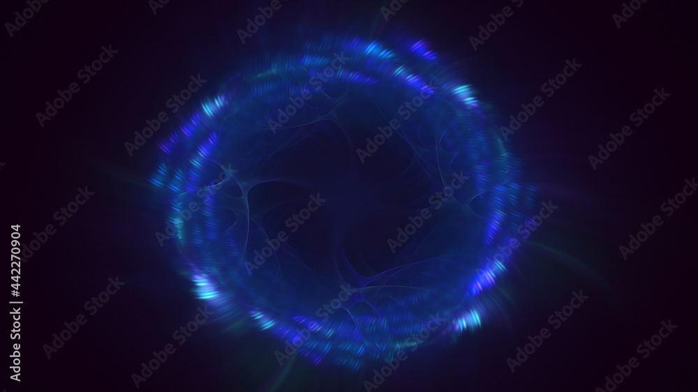 3D rendering abstract round light background 3D rendering abstract round light background