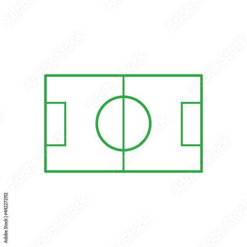 Soccer stadium soccer field...