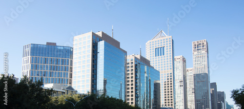 Buildings in the CBD area of Beijing International Trade Center