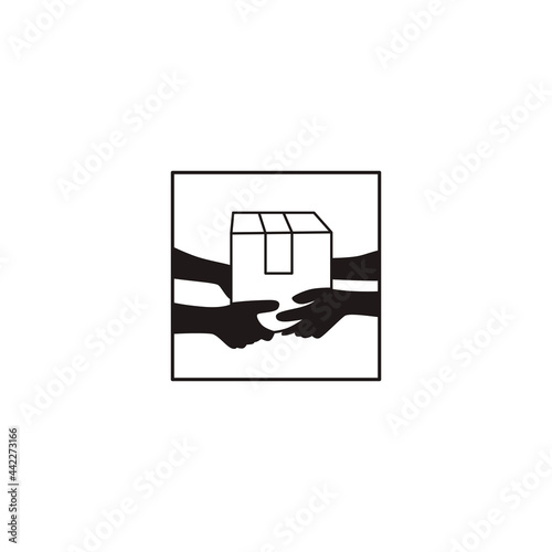 delivery icon vector art