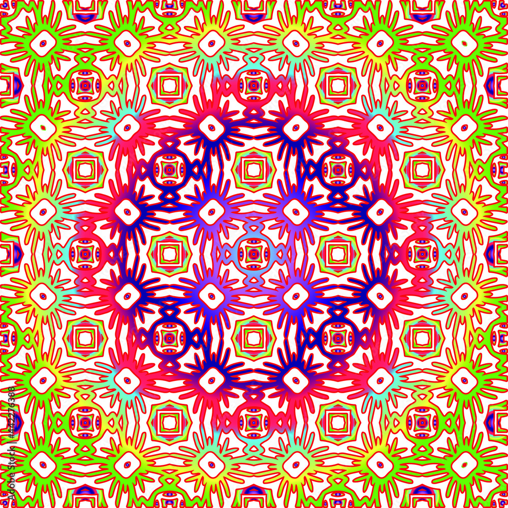 abstract background with colorful patterns. ornament for wallpapers and backgrounds. 