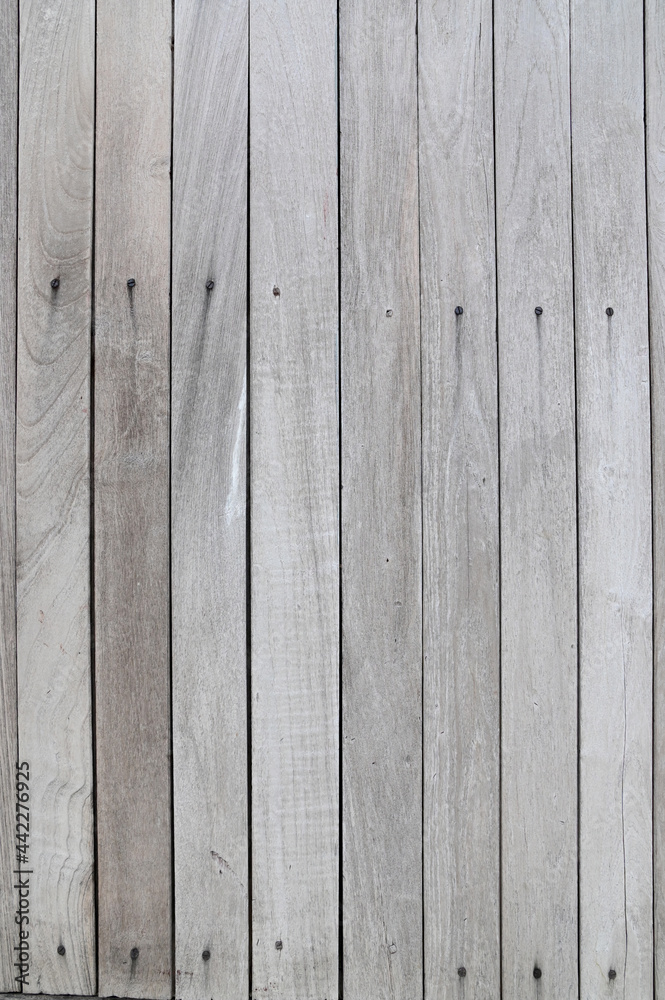 Fototapeta premium Wood texture. Surface of teak wood background for design and decoration.