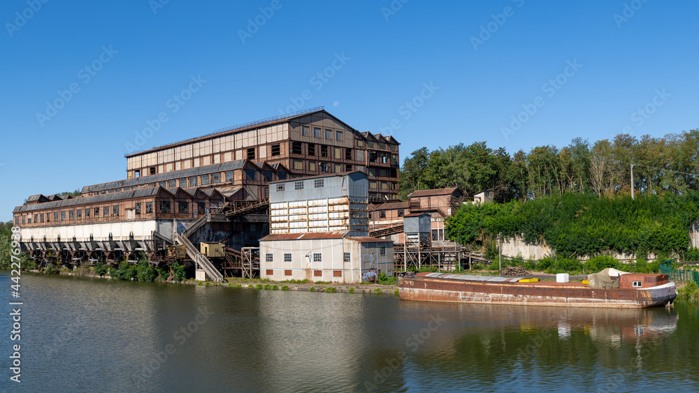 old industrial plant in france