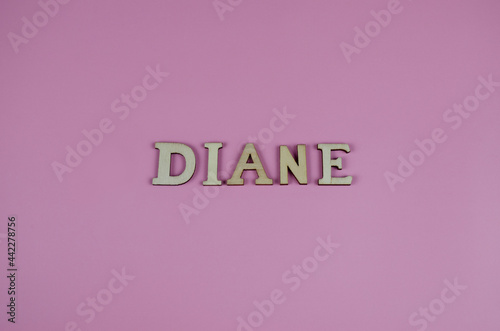 text "diane. female name diane