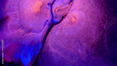 Liquid marble texture. Marble ink colorful. Fluid art. Chemical reaction