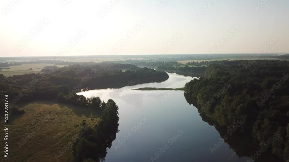 Wonderful landscape of Lake Zachernoe Wonderful landscape of Lake Zachernoe