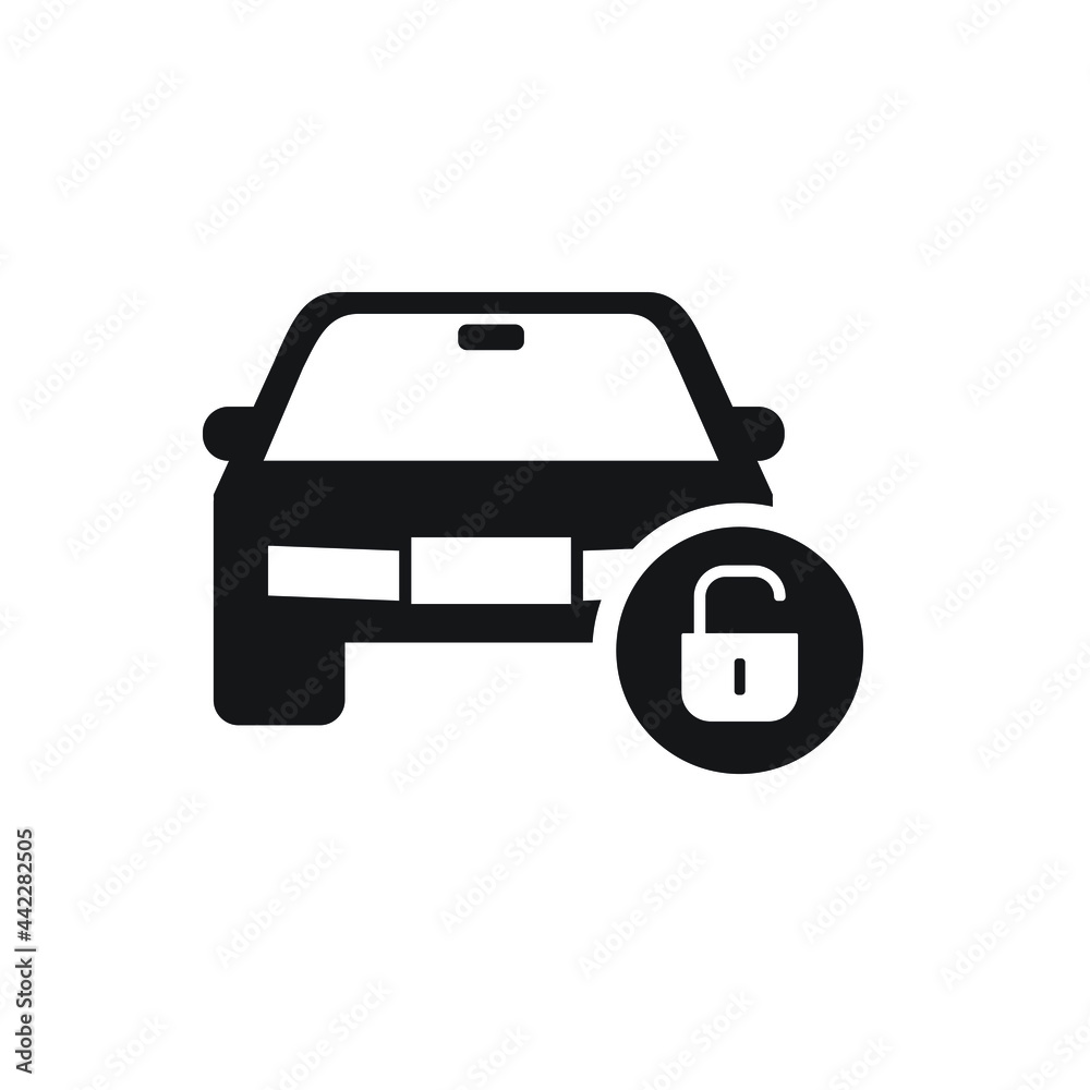 Car security icon design. vector illustration