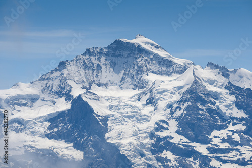 peak of Jungfrau in early summer