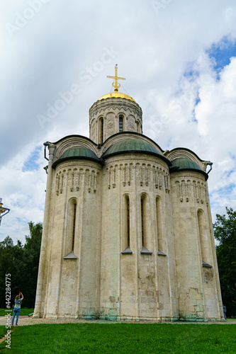 Vladimir, Russia. Dmitrievsky Cathedral of the city of Vladimir - a temple built by Vsevolod the Big Nest photo