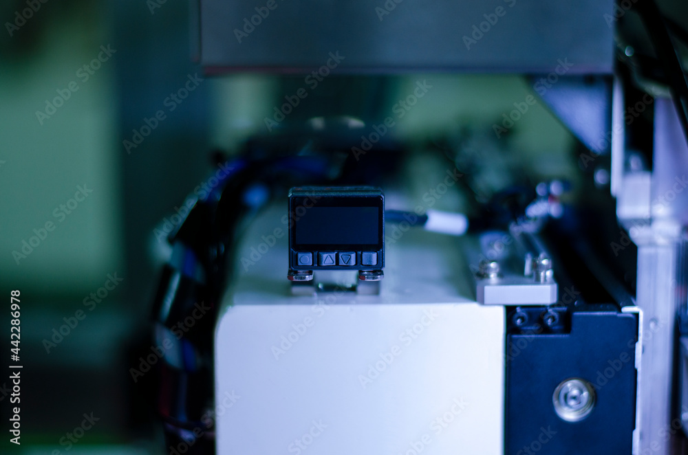 Industrial machine in the factory semiconductor industry