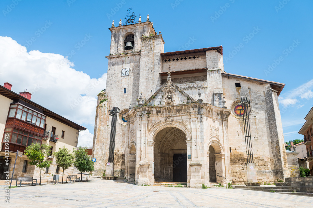 beautiful streets of salvatierra medieval town, Spain