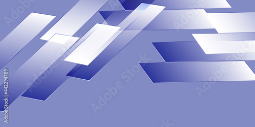 Abstract soft blue background, geometry background vector design