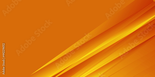Futuristic orange background vector design